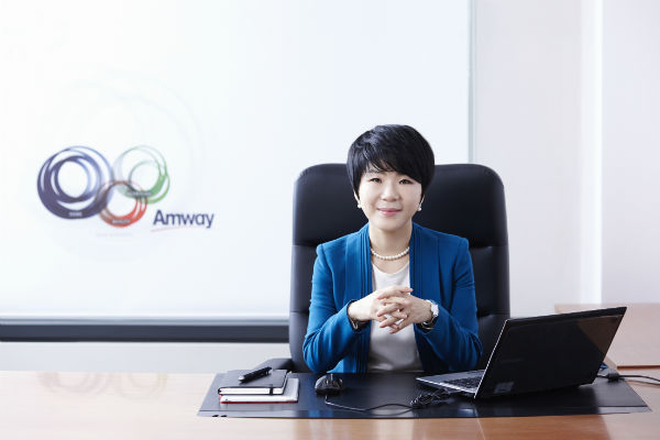 ▲ 한국암웨이 새 대표이사에 임명된 배수정 글로벌 최고마케팅책임자.