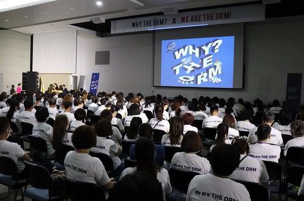 ▲ 경주 교원드림센터에서 열린 '교원더오름 ‘2022 Why the ORM(와이더오름)’ 연합 행사 모습.