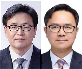 육성권 새 사무저장-송상민 새 조사관리관(오른쪽)